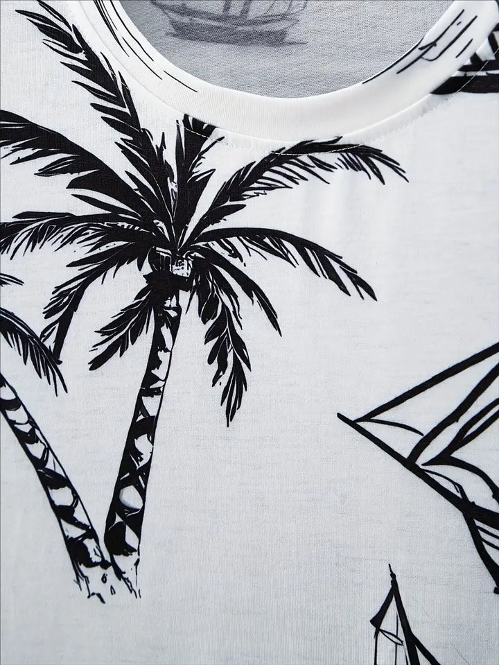 Barea - Elegant Summer Two Piece Printed Set