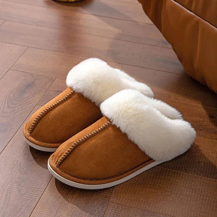 Chioma - Non Slip Fur Slippers For Winter