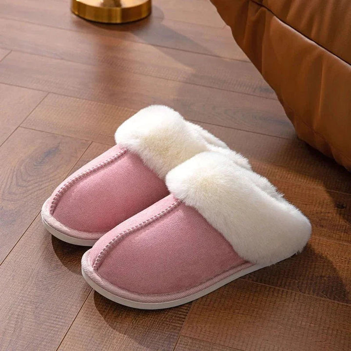 Chioma - Non Slip Fur Slippers For Winter