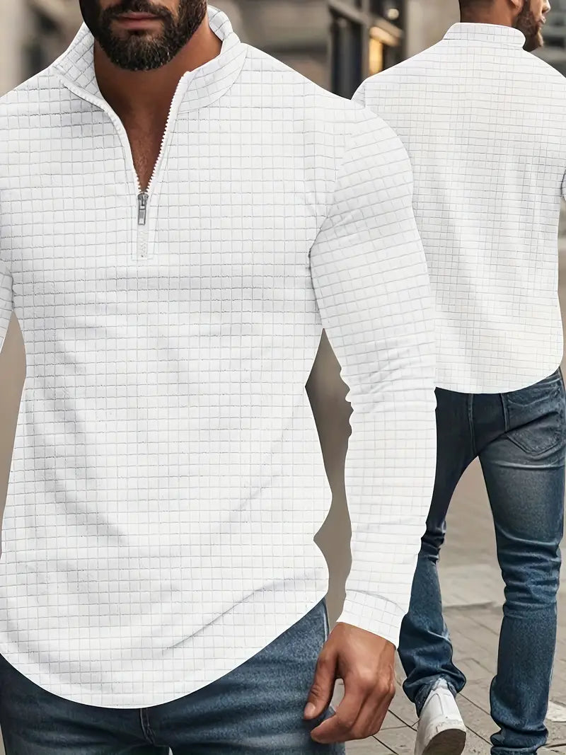 Jarryd - Long Sleeve Sweatshirt With Half Zipper