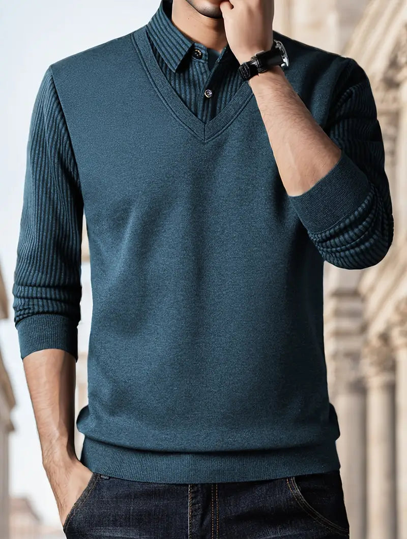 Leroy - Casual Long Sleeve Knitted Swater