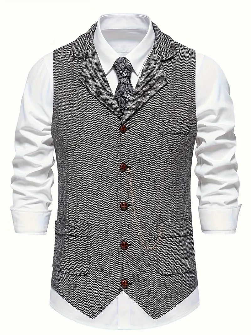 Ferry - Single Breasted Lapel Vest