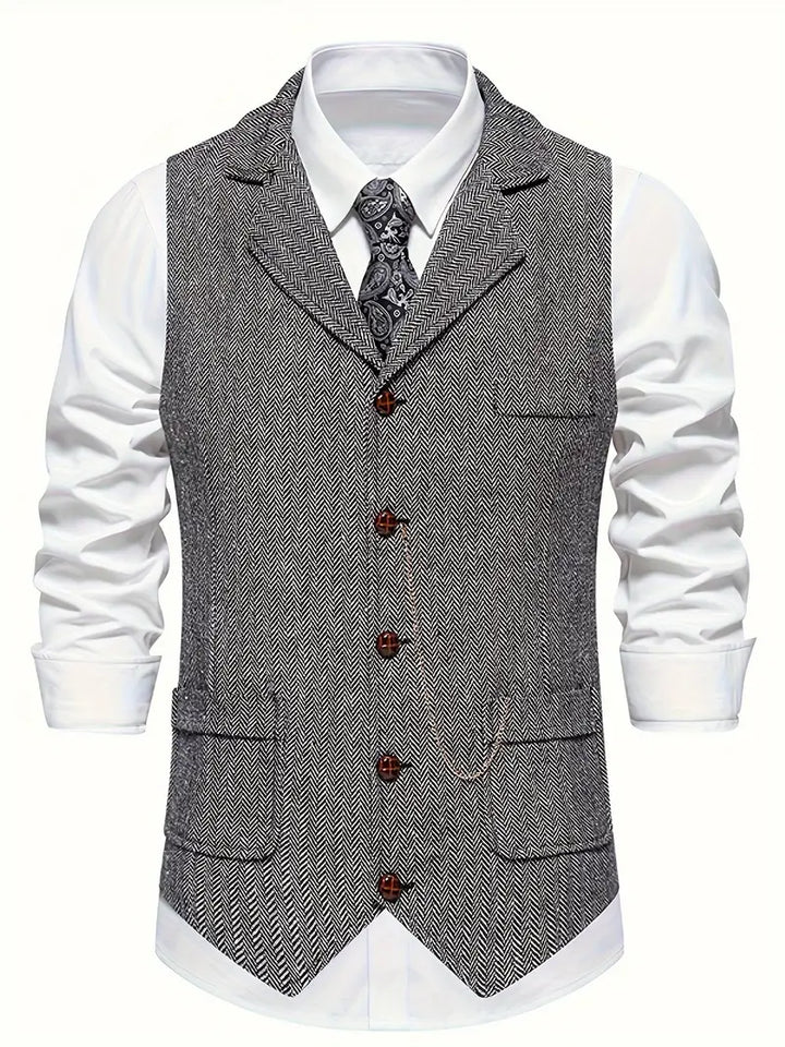 Ferry - Single Breasted Lapel Vest
