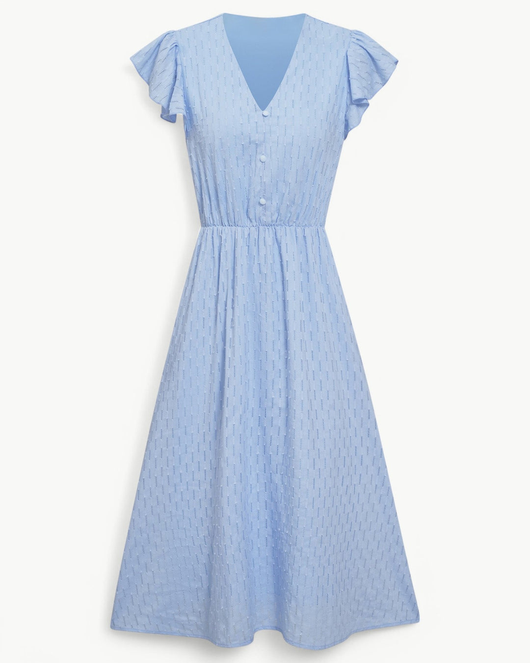 Julieta - Midi Dress With Ruffle Sleeve