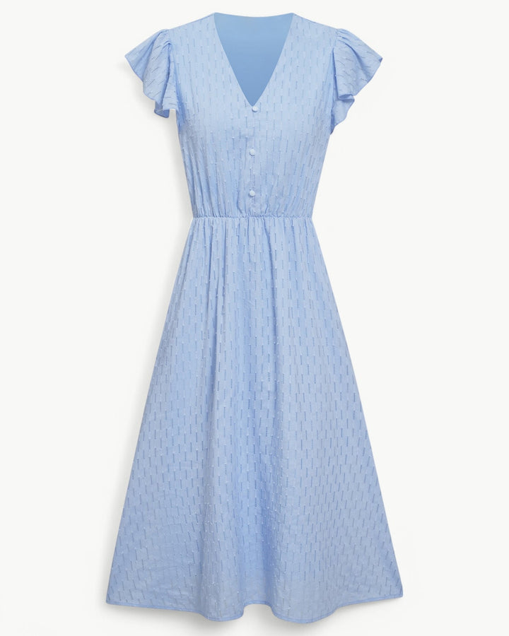 Julieta - Midi Dress With Ruffle Sleeve