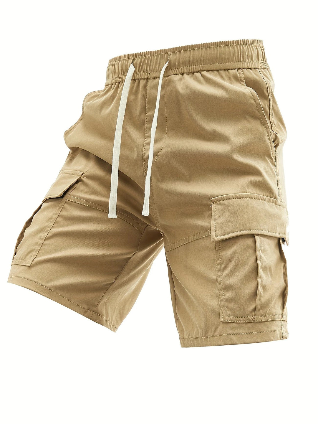 Lewand - Elegant Loose Fit Cargo Shorts With Side Pocket