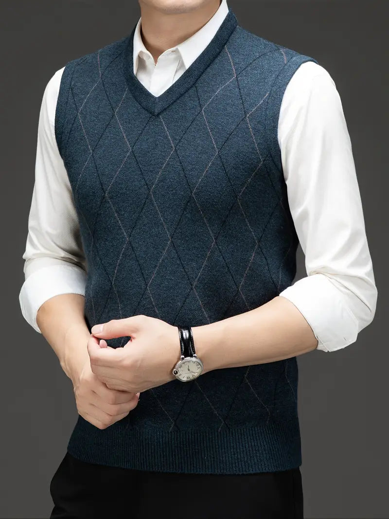 Yannick - Slim Fit Sleeveless Sweater