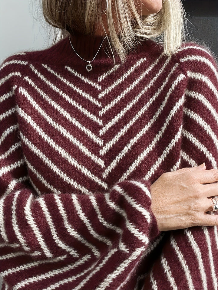 Klarysa - Casual Long Sleeve Knitted Sweater