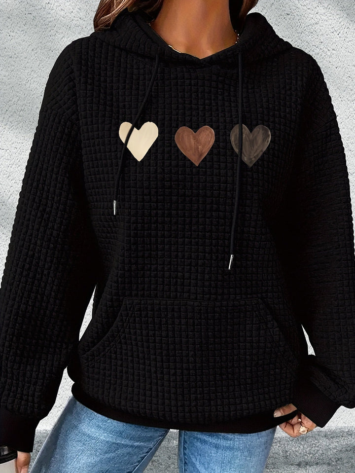 Urmela - Casual Polyester Hoodie With Pockets