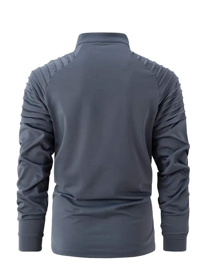 Linwood  - Long Sleeve Polo Shirt With Zipper