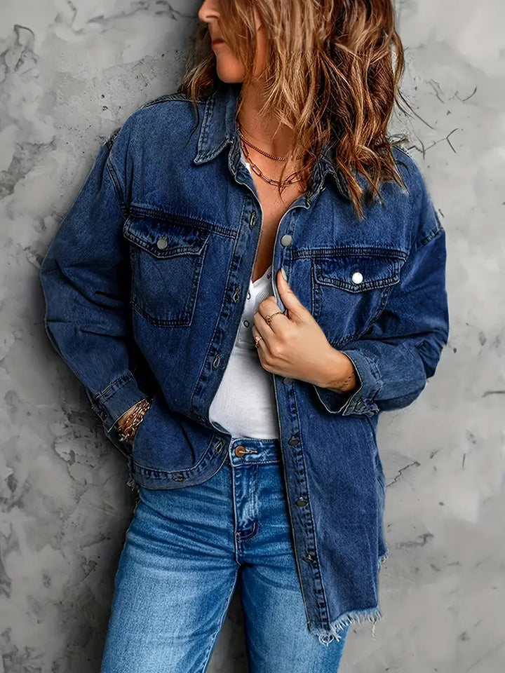 Malika - Long Sleeve Denim Jacket