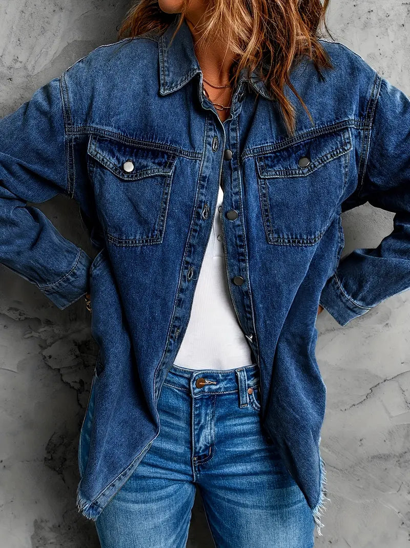 Malika - Long Sleeve Denim Jacket
