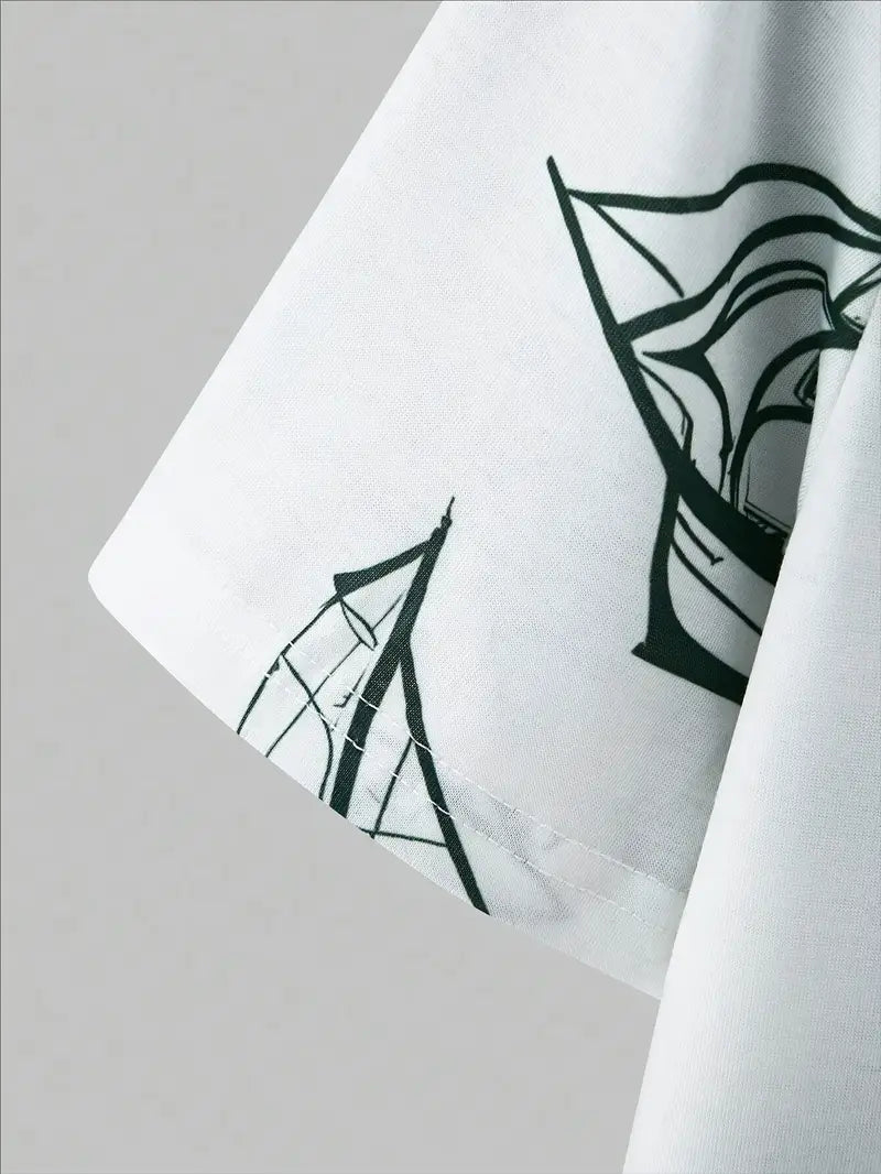 Barea - Elegant Summer Two Piece Printed Set