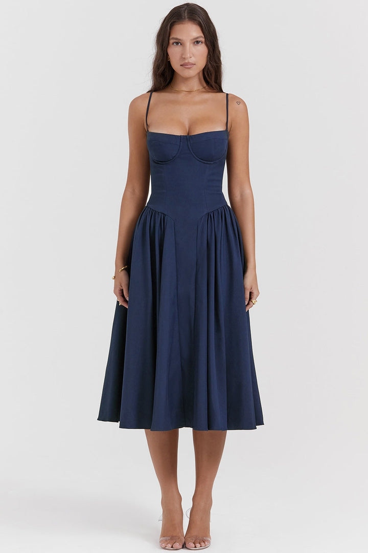 Maissa - Elegant Sleevelss Midi Dress