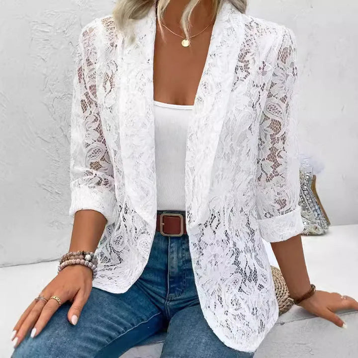 Naemi - Elegant Lace Blazer