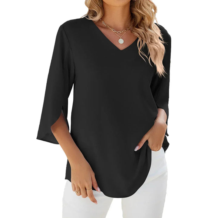 Zuella - V-Neck Blouse