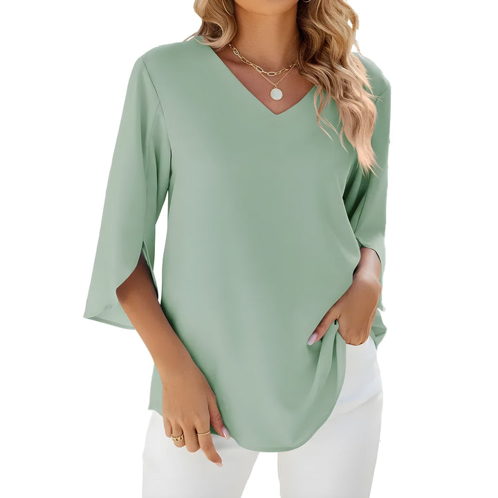 Zuella - V-Neck Blouse