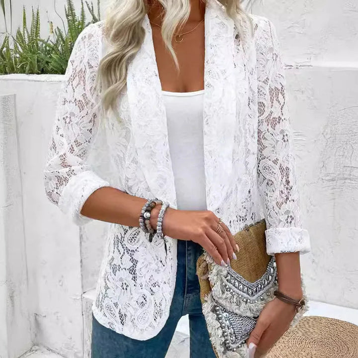 Naemi - Elegant Lace Blazer