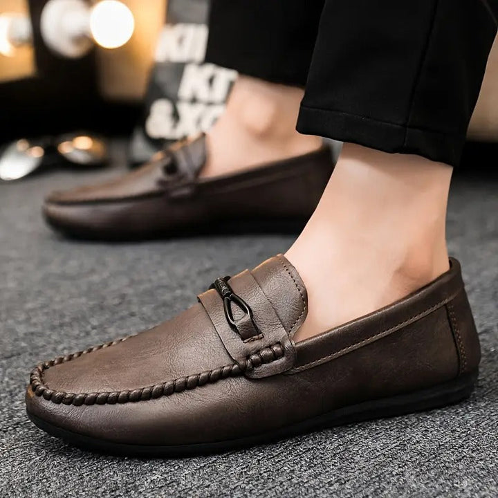 Dinko - Breathable Non Slip Leather Shoes