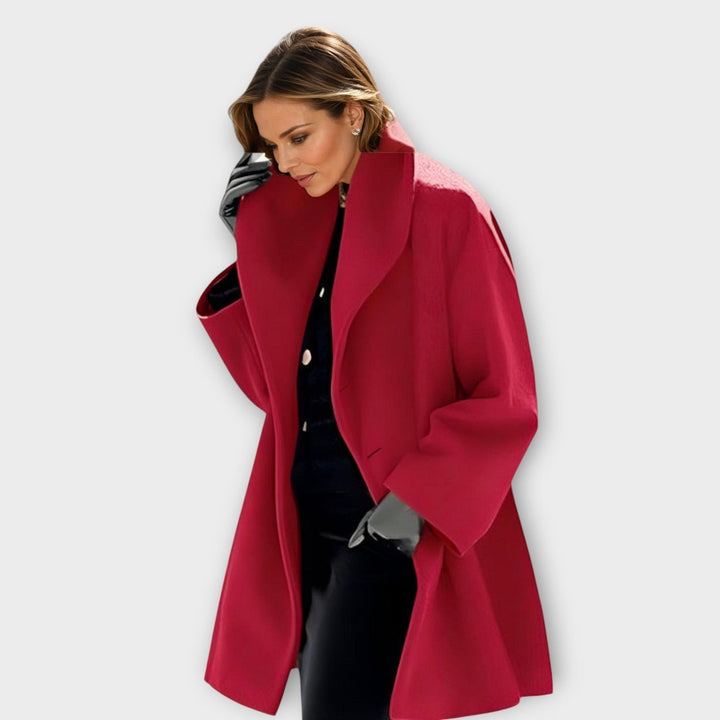 Elodie – Luxury Wool Windbreaker Coat