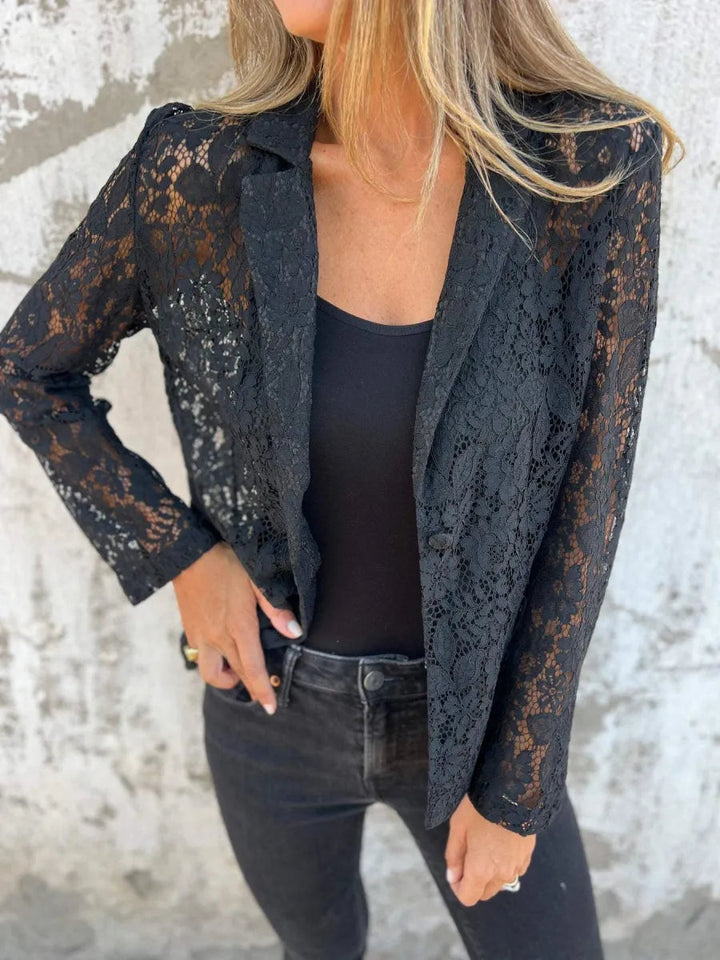 Naemi - Elegant Lace Blazer