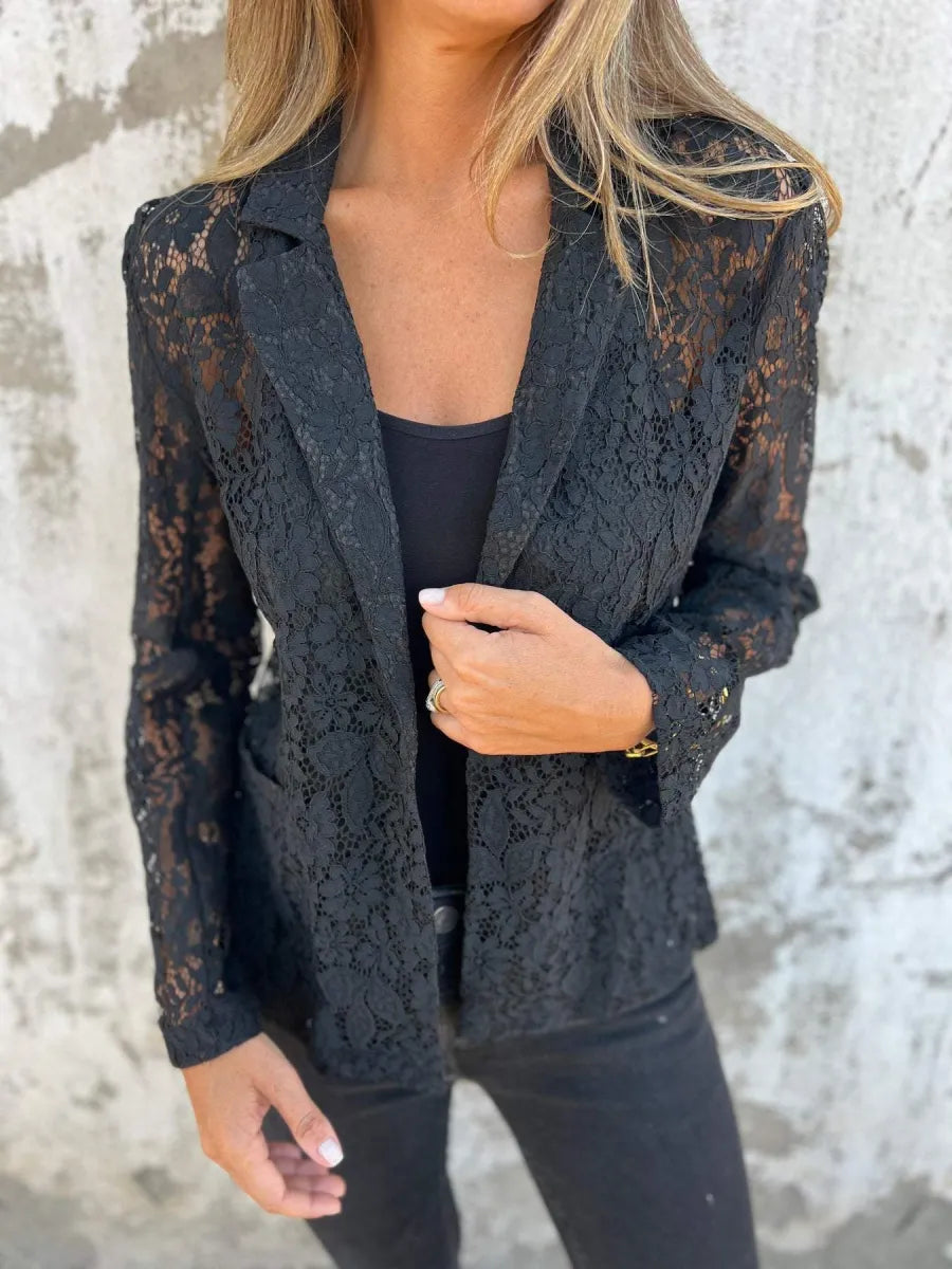 Naemi - Elegant Lace Blazer