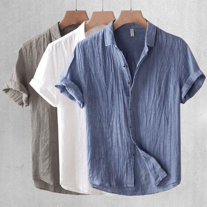 Kieron - Stylish Short Sleeve Shirt With Button