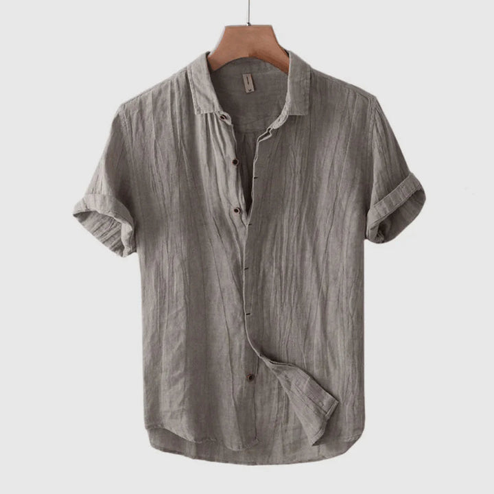 Kieron - Stylish Short Sleeve Shirt With Button