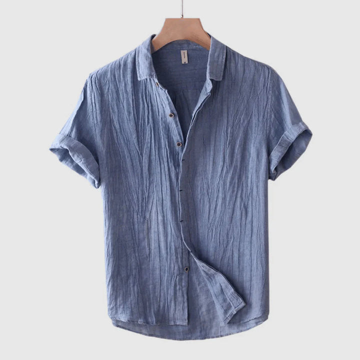 Kieron - Stylish Short Sleeve Shirt With Button