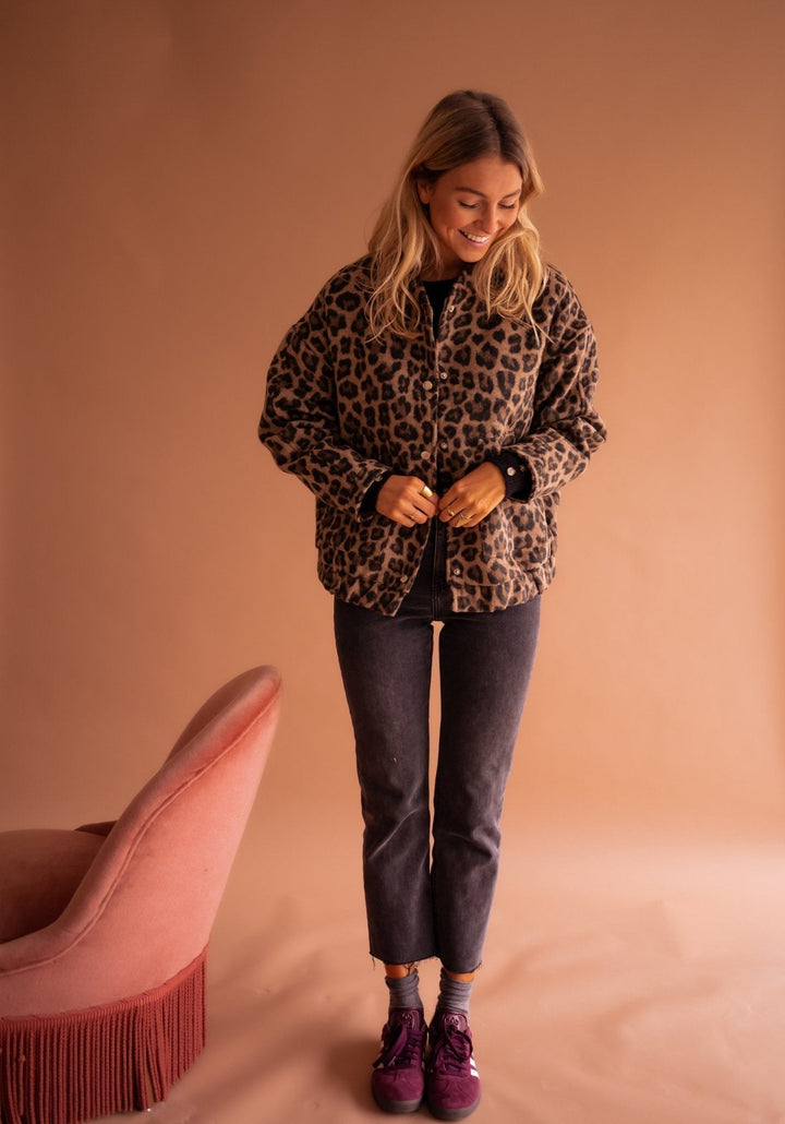 Leana - Breathable Leopard Print Jacket