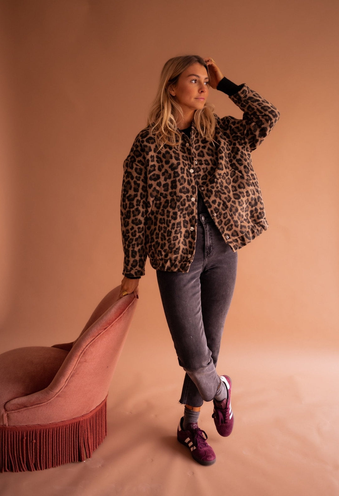 Leana - Breathable Leopard Print Jacket