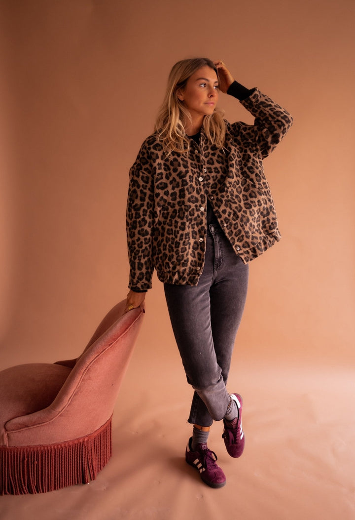 Leana - Breathable Leopard Print Jacket
