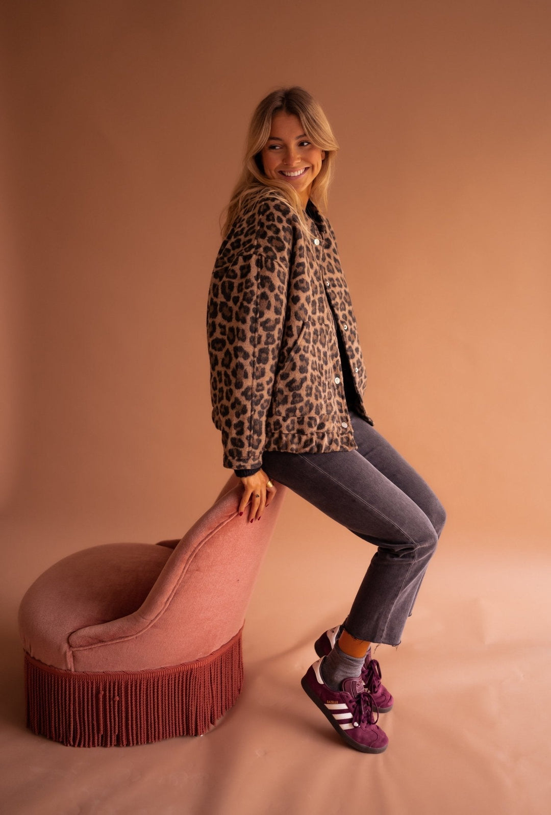 Leana - Breathable Leopard Print Jacket