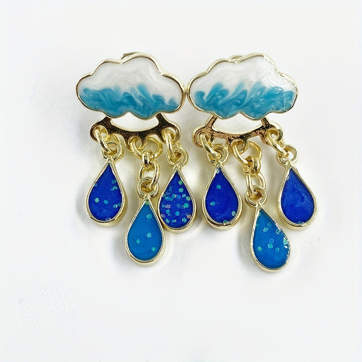 Gillie - Raindrop Pendant Earrings