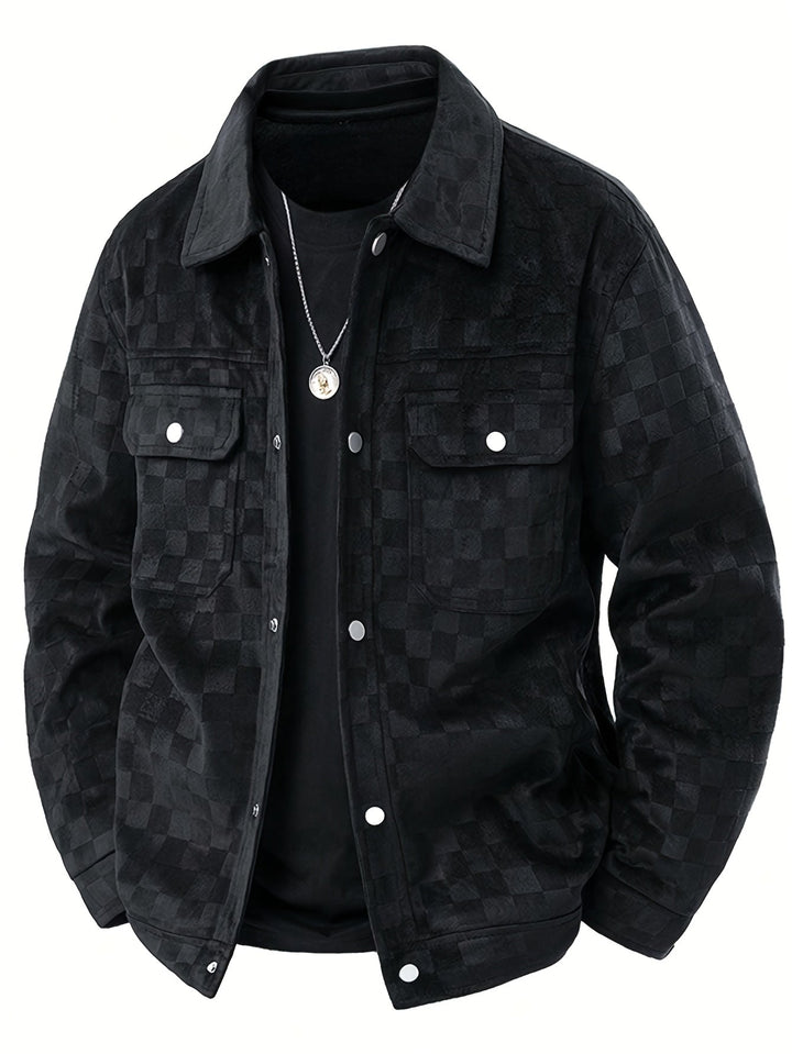 Shaviro - Checkered Suede Jacket
