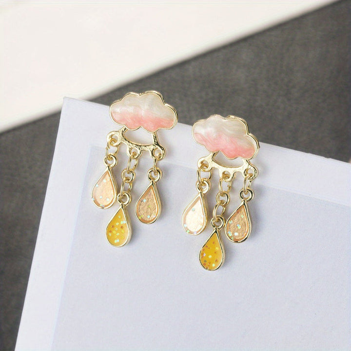 Gillie - Raindrop Pendant Earrings