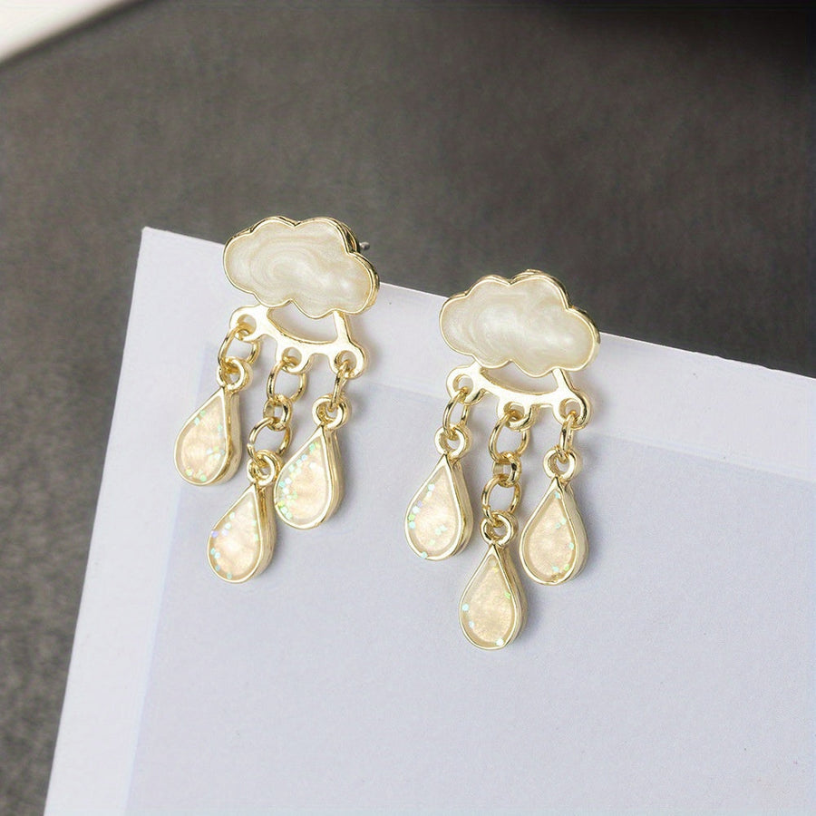 Gillie - Raindrop Pendant Earrings