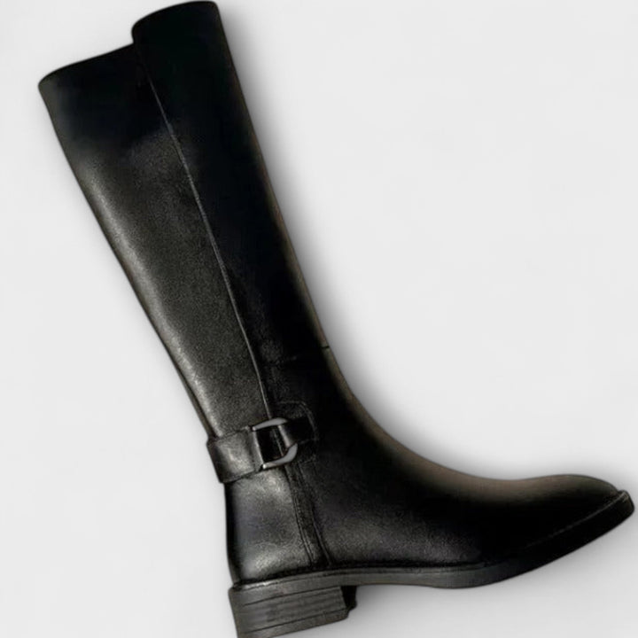 Hilmira - Leather Knee-High Boot