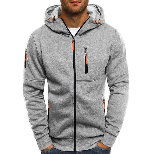 Clark – Hooded Cardigan With Zipper