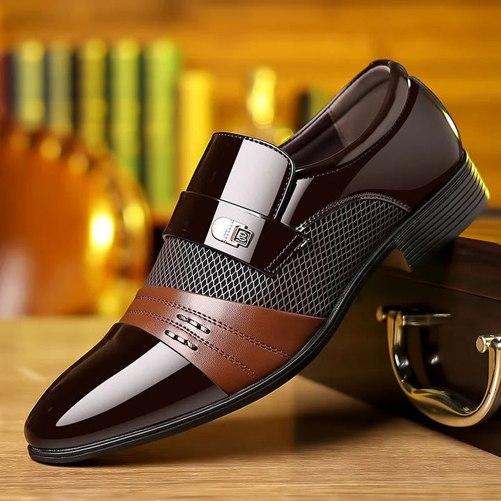 Vicente - Premium Glossy Formal Shoes