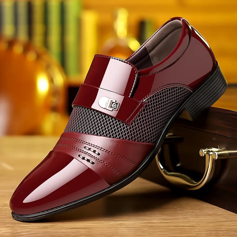 Vicente - Premium Glossy Formal Shoes