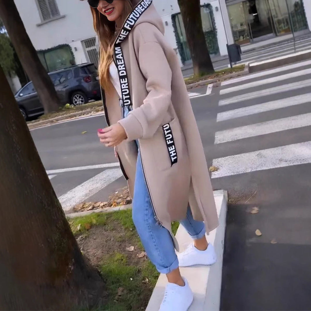 Kirteena - Comfortable Oversized Hooded Coat