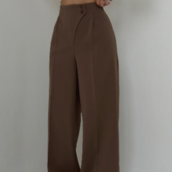 Mariani - Fashionable Wide Leg Trouser