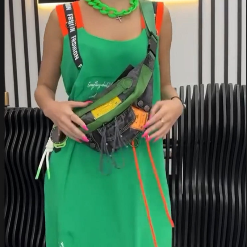 Wafia - Casual Sleeveless Printed Dress