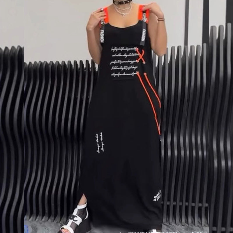 Wafia - Casual Sleeveless Printed Dress