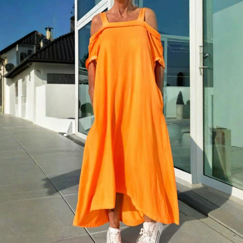 Mariyana - Off Shoulder Maxi Dress