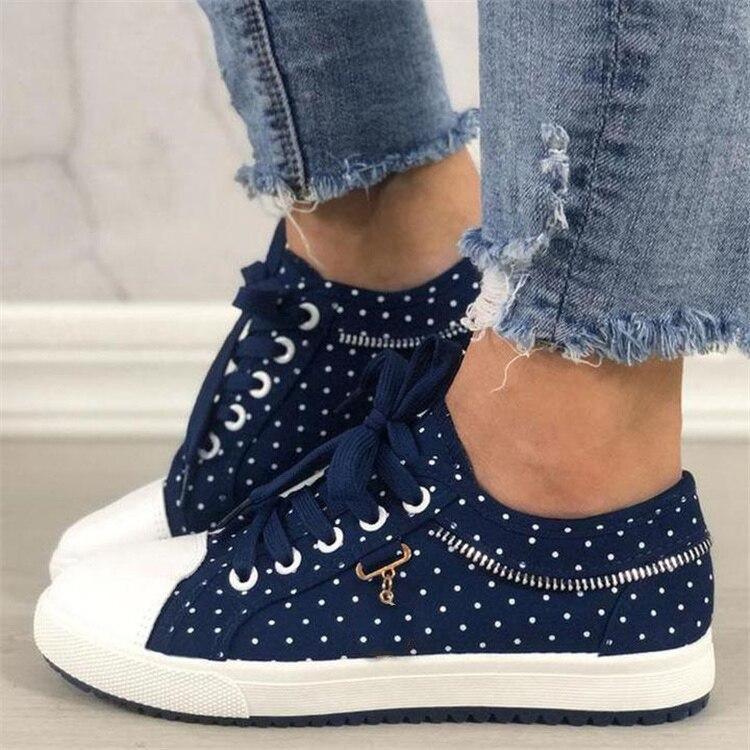 Swinda - Comfortable Polka Dot NonSlip Sneakers