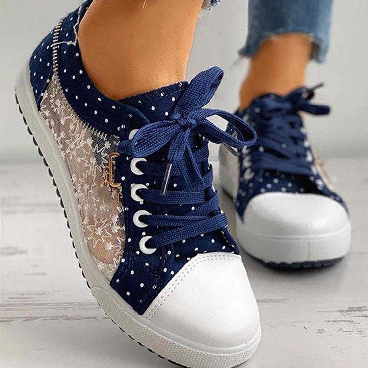 Swinda - Comfortable Polka Dot NonSlip Sneakers