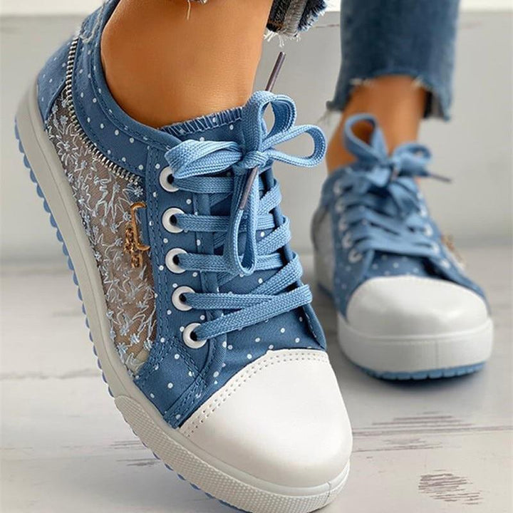 Swinda - Comfortable Polka Dot NonSlip Sneakers