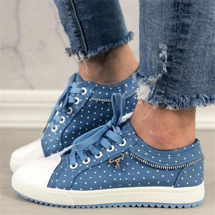 Swinda - Comfortable Polka Dot NonSlip Sneakers